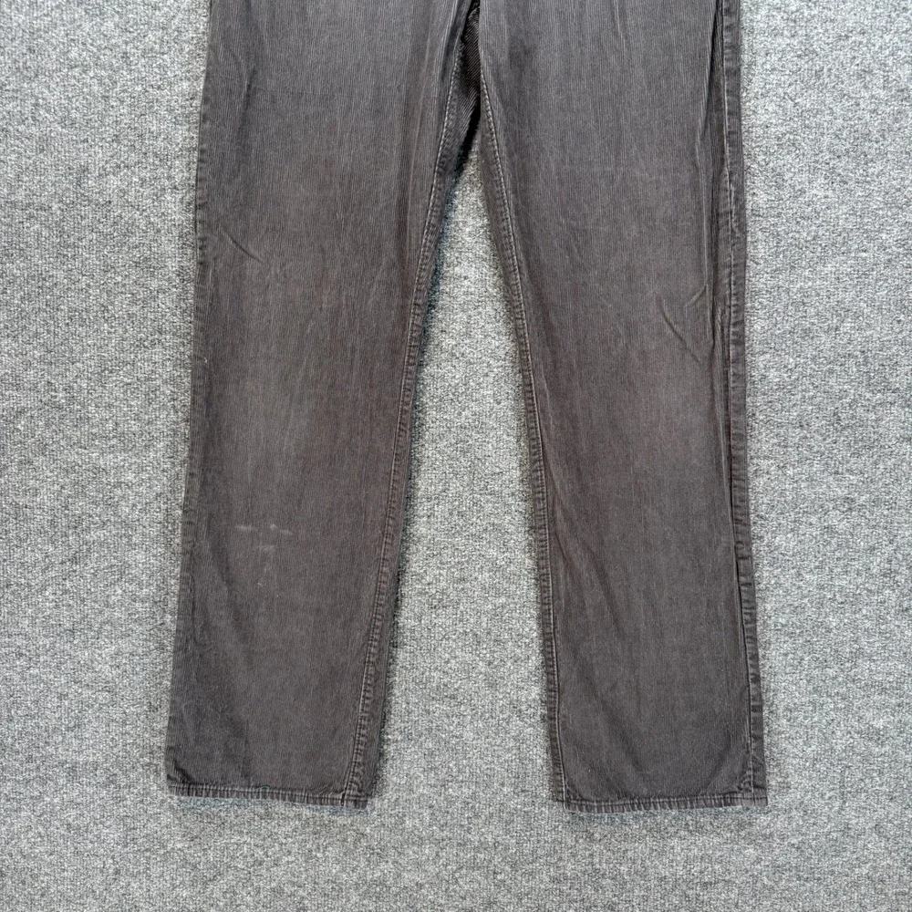 J.Crew Corduroy Pants Mens 32x32 Gray‎ Vintage Slim Straight Cotton Trousers